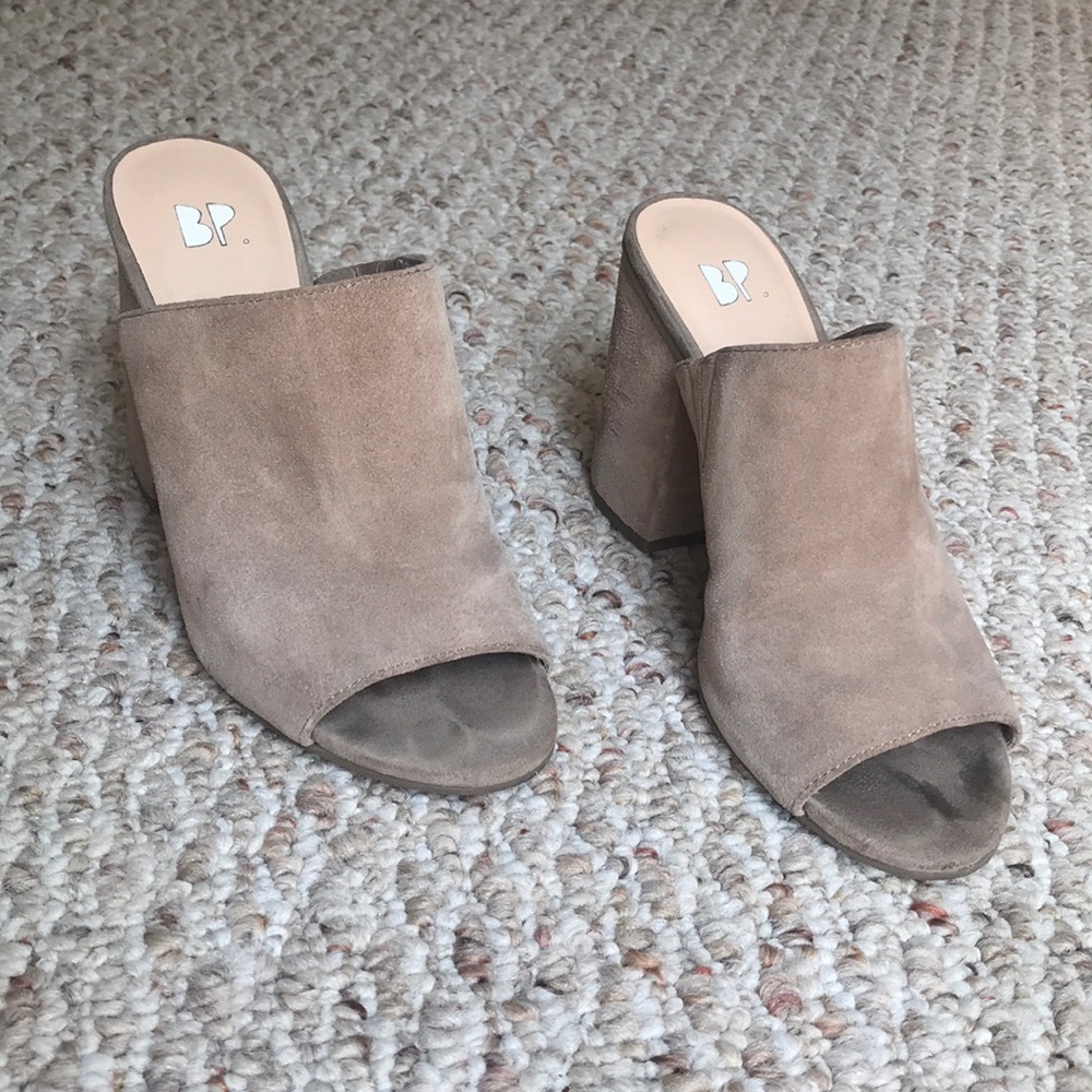 BP. Block Heel Mules Size 5.5 - Picture 1 of 5